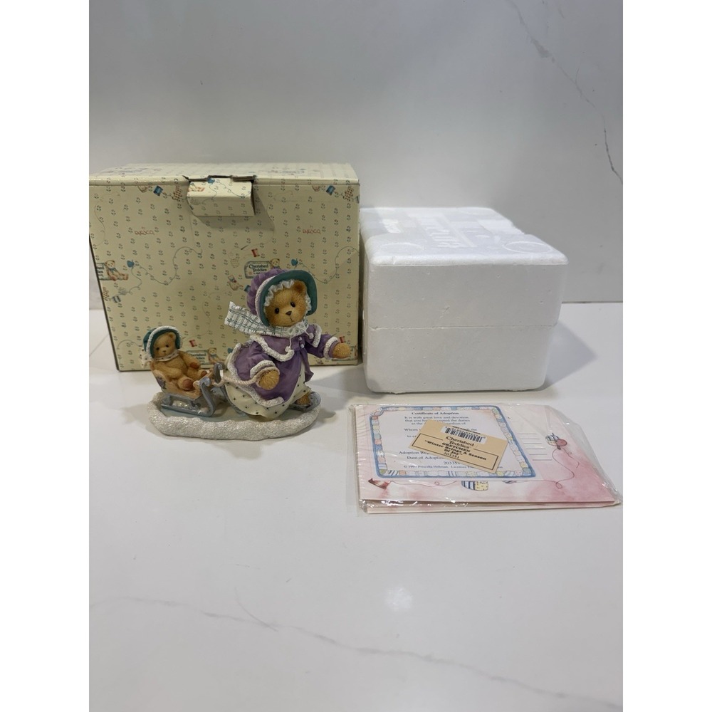 Cherished Teddies Gretchen Winter Brings A Season Of Joy 1997 Vintage W Box